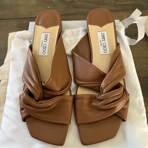 Jimmy Choo Narisa Leather Sandals